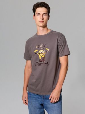 T-shirt męski w nadruki casualowy Sinsay ze sklepu: Sinsay w kategorii: T-shirty męskie - zdjęcie CC22A15-4CA-6968_811JU