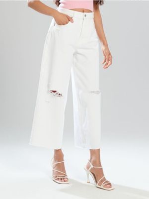 Jeansy damskie na lato ze sklepu: Sinsay w kategorii: Jeansy damskie - zdjęcie CC22A15-4CA-6968_8236Z