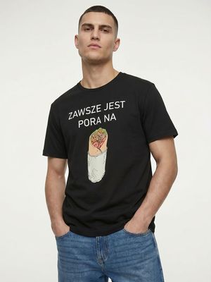 T-shirt męski młodzieżowy ze sklepu: Sinsay w kategorii: T-shirty męskie - zdjęcie CC22A15-4CA-6968_834JU