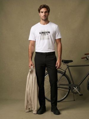 T-shirt męski na lato Sinsay ze sklepu: Sinsay w kategorii: T-shirty męskie - zdjęcie CC22A15-4CA-6968_857JU