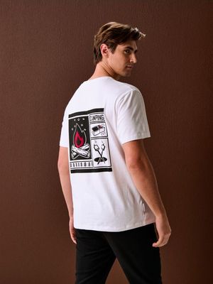 T-shirt męski elegancki ze sklepu: Sinsay w kategorii: T-shirty męskie - zdjęcie CC22A15-4CA-6968_863GP