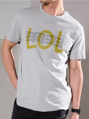 T-shirt męski Sinsay ze sklepu: Sinsay w kategorii: T-shirty męskie - zdjęcie CC22A15-4CA-6968_8683I