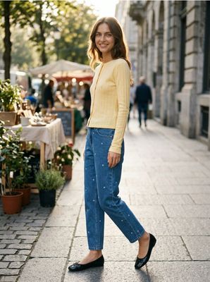 Jeansy damskie wiosenne ze sklepu: Sinsay w kategorii: Jeansy damskie - zdjęcie CC22A15-4CA-6968_868GY