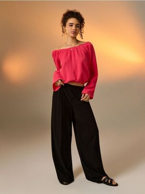 Spodnie damskie letnie ze sklepu: Sinsay w kategorii: Spodnie damskie - zdjęcie CC22A15-4CA-6968_889GZ