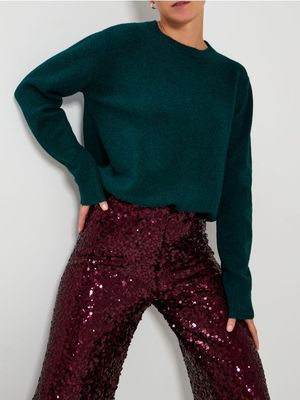 Sweter damski na zimę casual ze sklepu: Sinsay w kategorii: Swetry damskie - zdjęcie CC22A15-4CA-6968_891HK