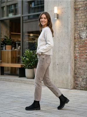 Jeansy damskie casual na wiosnę ze sklepu: Sinsay w kategorii: Jeansy damskie - zdjęcie CC22A15-4CA-6968_912FI