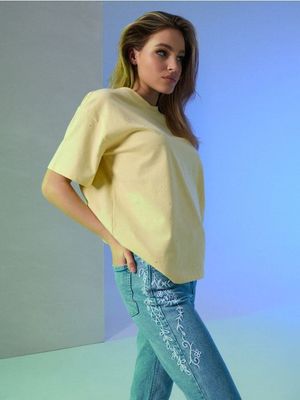 Jeansy damskie na wiosnę w miejskim stylu ze sklepu: Sinsay w kategorii: Jeansy damskie - zdjęcie CC22A15-4CA-6968_914GY