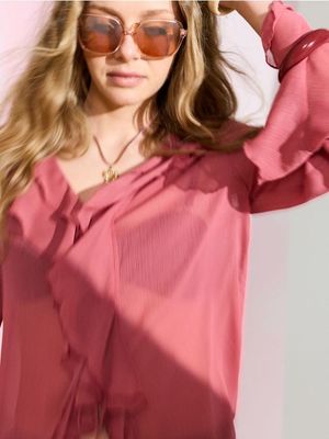 Bluzka damska elegancka ze sklepu: Sinsay w kategorii: Bluzki damskie - zdjęcie CC22A15-4CA-6968_915EN