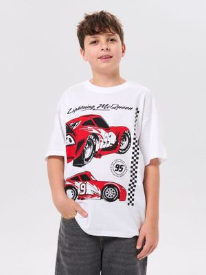T-shirt chłopięce z nadrukami Sinsay ze sklepu: Sinsay w kategorii: T-shirty chłopięce - zdjęcie CC22A15-4CA-6968_922BR