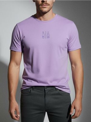 T-shirt męski elegancki ze sklepu: Sinsay w kategorii: T-shirty męskie - zdjęcie CC22A15-4CA-6968_9330I