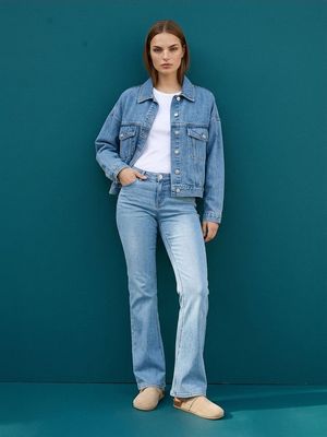 Jeansy damskie ze sklepu: Sinsay w kategorii: Jeansy damskie - zdjęcie CC22A15-4CA-6968_947GY