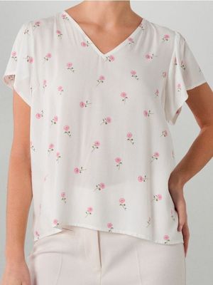 Bluzka damska na lato ze sklepu: Sinsay w kategorii: Bluzki damskie - zdjęcie CC22A15-4CA-6968_954GX