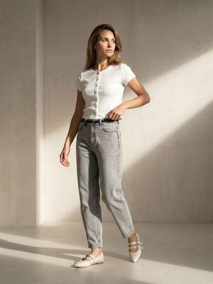 Jeansy damskie letnie Sinsay ze sklepu: Sinsay w kategorii: Jeansy damskie - zdjęcie CC22A15-4CA-6968_969JR