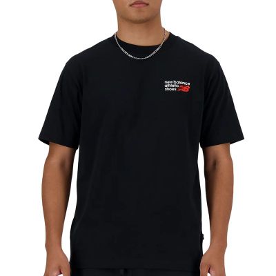 New Balance - T-shirt męski na lato ze sklepu: streetstyle24.pl w kategorii: T-shirty męskie - zdjęcie E12E2BE-C1C-9438_3237402