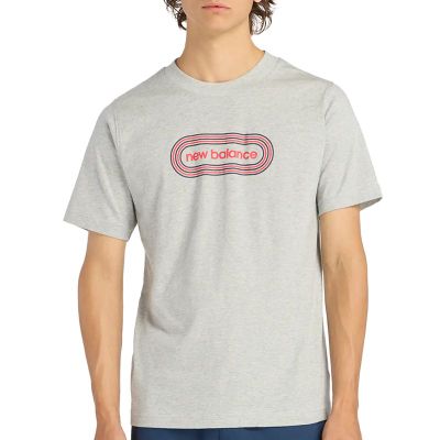 New Balance - T-shirt męski na wiosnę ze sklepu: streetstyle24.pl w kategorii: T-shirty męskie - zdjęcie E12E2BE-C1C-9438_3243652