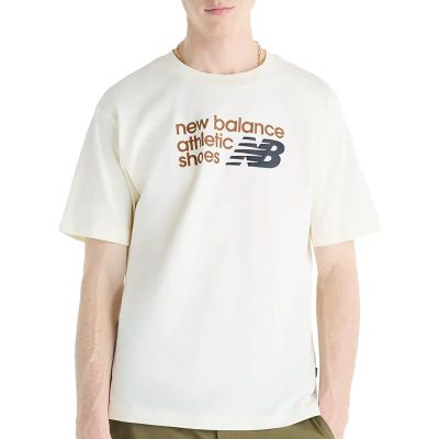T-shirt męski w sportowym stylu New Balance ze sklepu: streetstyle24.pl w kategorii: T-shirty męskie - zdjęcie E12E2BE-C1C-9438_3243943