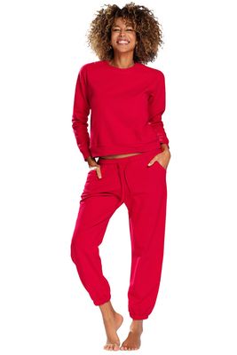 Dres damski elegancki bez wzorów DKAREN ze sklepu: kontri.pl w kategorii: Dresy damskie - zdjęcie E1A5966-47C-7221_21818