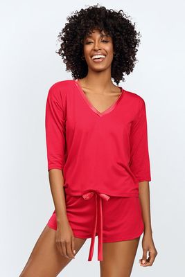 Piżama elegancka DKAREN ze sklepu: kontri.pl w kategorii: Piżamy damskie - zdjęcie E1A5966-47C-7221_24914