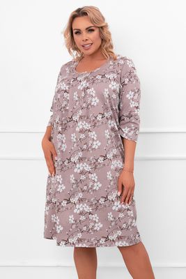Koszula nocna casual w kwiaty Italian Fashion ze sklepu: kontri.pl w kategorii: Koszule nocne - zdjęcie E1A5966-47C-7221_39196