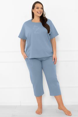 Piżama bez wzorów casual Italian Fashion ze sklepu: kontri.pl w kategorii: Piżamy damskie - zdjęcie E1A5966-47C-7221_39197