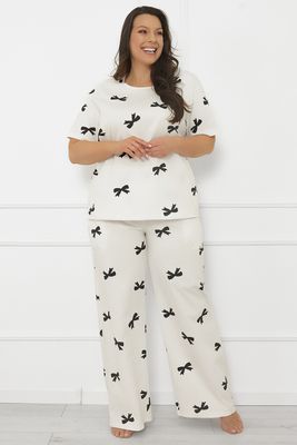 Piżama z nadrukami Italian Fashion ze sklepu: kontri.pl w kategorii: Piżamy damskie - zdjęcie E1A5966-47C-7221_39203