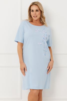 Koszula nocna casual gładka Italian Fashion ze sklepu: kontri.pl w kategorii: Koszule nocne - zdjęcie E1A5966-47C-7221_40300