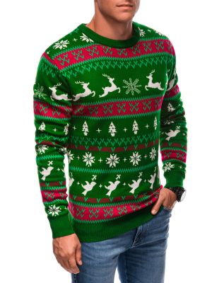 Sweter męski casualowy zimowy ze sklepu: Edoti w kategorii: Swetry męskie - zdjęcie F4E56DB-49F-8620_EM-SWOS-0104