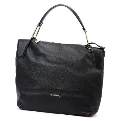 Pierre Cardin - Shopper bag bez wzorów ze sklepu: lenaodniemowlakadoszkolniaka.pl w kategorii: Torby Shopper bag - zdjęcie WP-ADS-EIZXLPRXZ_328484