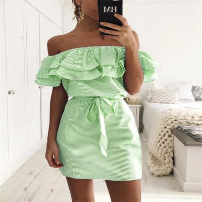 Intimica - Sukienka casual z odkrytymi ramionami ze sklepu: Intimica.pl w kategorii: Sukienki - zdjęcie WP-ADS-RTKIFPPPR_9058976792905