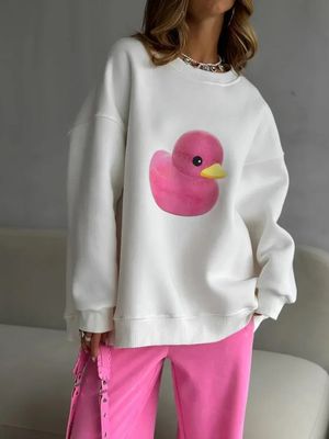 Bluza damska jesienna w stylu młodzieżowym Intimica ze sklepu: Intimica.pl w kategorii: Bluzy damskie - zdjęcie WP-ADS-RTKIFPPPR_9418919215433