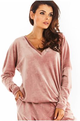 Bluza damska sportowa bez wzorów AWAMA ze sklepu: Cudmoda w kategorii: Bluzy damskie - zdjęcie WP-ADS-ZJHDFTVFS_10806