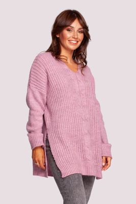 Sweter damski casual BE Knitwear ze sklepu: Cudmoda w kategorii: Swetry damskie - zdjęcie WP-ADS-ZJHDFTVFS_14966