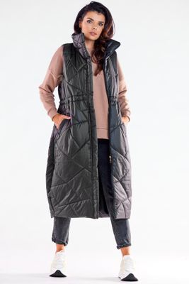 AWAMA - Kamizelka damska casual jesienna ze sklepu: Cudmoda w kategorii: Kamizelki damskie - zdjęcie WP-ADS-ZJHDFTVFS_15636