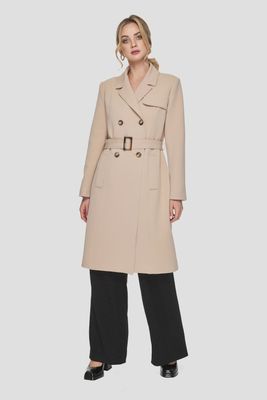 Płaszcz damski casual Cudmoda ze sklepu: Cudmoda w kategorii: Płaszcze damskie - zdjęcie WP-ADS-ZJHDFTVFS_15983