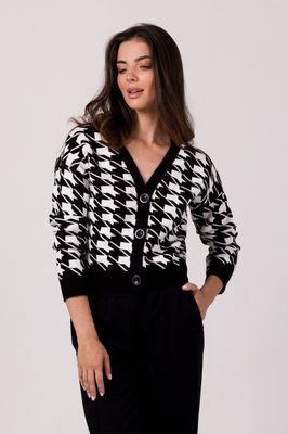 Sweter damski casualowy BE Knitwear ze sklepu: Cudmoda w kategorii: Swetry damskie - zdjęcie WP-ADS-ZJHDFTVFS_25305