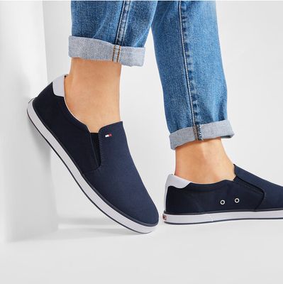 Trampki męskie jesienne Tommy Hilfiger ze sklepu: eobuwie.pl w kategorii: Trampki męskie - zdjęcie WP-EBWP-9KUZS-09B_0000199097744
