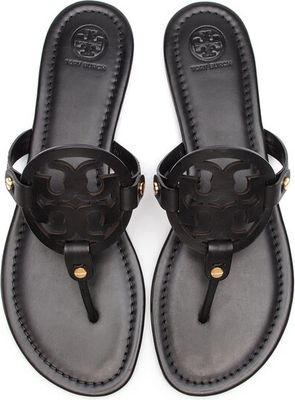 Klapki damskie na lato Tory Burch ze sklepu: eobuwie.pl w kategorii: Klapki damskie - zdjęcie WP-EBWP-9KUZS-09B_0000200793412