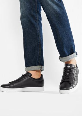 Buty sportowe męskie jesienne EA7 Emporio Armani ze sklepu: eobuwie.pl w kategorii: Buty sportowe męskie - zdjęcie WP-EBWP-9KUZS-09B_0000200876573