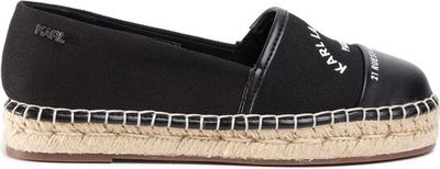 Espadryle damskie wiosenne Karl Lagerfeld ze sklepu: eobuwie.pl w kategorii: Espadryle damskie - zdjęcie WP-EBWP-9KUZS-09B_0000206890702
