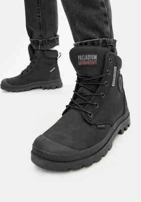Palladium - Workery damskie jesienne ze sklepu: eobuwie.pl w kategorii: Workery damskie - zdjęcie WP-EBWP-9KUZS-09B_0000209131437