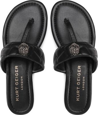 Klapki damskie na lato Kurt Geiger ze sklepu: eobuwie.pl w kategorii: Klapki damskie - zdjęcie WP-EBWP-9KUZS-09B_0000209434699