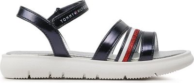 Sandały dziecięce na lato Tommy Hilfiger ze sklepu: eobuwie.pl w kategorii: Sandały dziecięce - zdjęcie WP-EBWP-9KUZS-09B_0000302012084