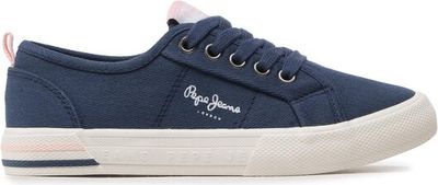 Pepe Jeans - Trampki dziecięce na wiosnę ze sklepu: eobuwie.pl w kategorii: Trampki dziecięce - zdjęcie WP-EBWP-9KUZS-09B_0000302267477