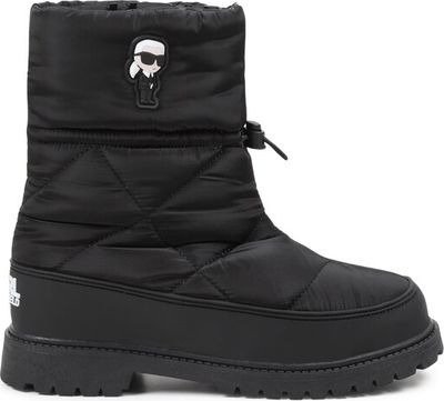 Buty zimowe dziecięce zimowe Karl Lagerfeld Kids ze sklepu: eobuwie.pl w kategorii: Buty zimowe dziecięce - zdjęcie WP-EBWP-9KUZS-09B_0000302980413