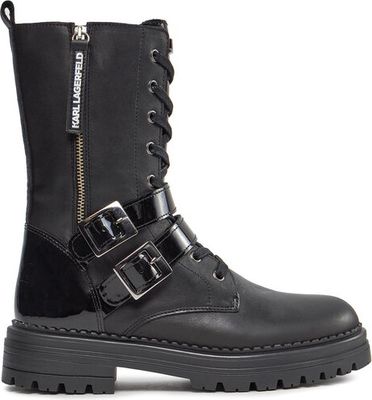 Buty zimowe dziecięce na zimę Karl Lagerfeld Kids ze sklepu: eobuwie.pl w kategorii: Buty zimowe dziecięce - zdjęcie WP-EBWP-9KUZS-09B_0000303099695