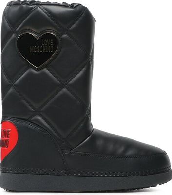 Love Moschino - Śniegowce damskie na wiosnę ze sklepu: eobuwie.pl w kategorii: Śniegowce damskie - zdjęcie WP-EBWP-9KUZS-09B_0000303264864