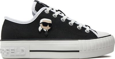 Karl Lagerfeld - Trampki damskie na wiosnę ze sklepu: eobuwie.pl w kategorii: Trampki damskie - zdjęcie WP-EBWP-9KUZS-09B_0000303651053