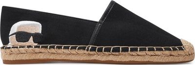Karl Lagerfeld - Espadryle damskie casual ze sklepu: eobuwie.pl w kategorii: Espadryle damskie - zdjęcie WP-EBWP-9KUZS-09B_0000303652388