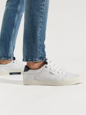 Trampki męskie na wiosnę Pepe Jeans ze sklepu: eobuwie.pl w kategorii: Trampki męskie - zdjęcie WP-EBWP-9KUZS-09B_0000303827304