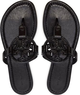 Klapki damskie na lato Tory Burch ze sklepu: eobuwie.pl w kategorii: Klapki damskie - zdjęcie WP-EBWP-9KUZS-09B_0000304044816